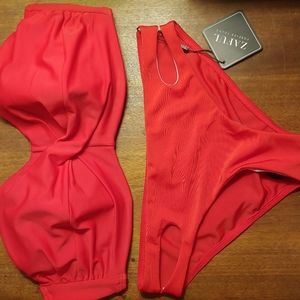 Victoria Secret 34 DD two piece red